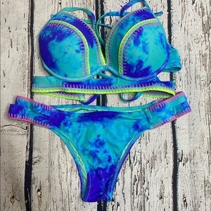 Tie dye bikini